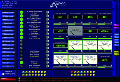 Axess Main Screen